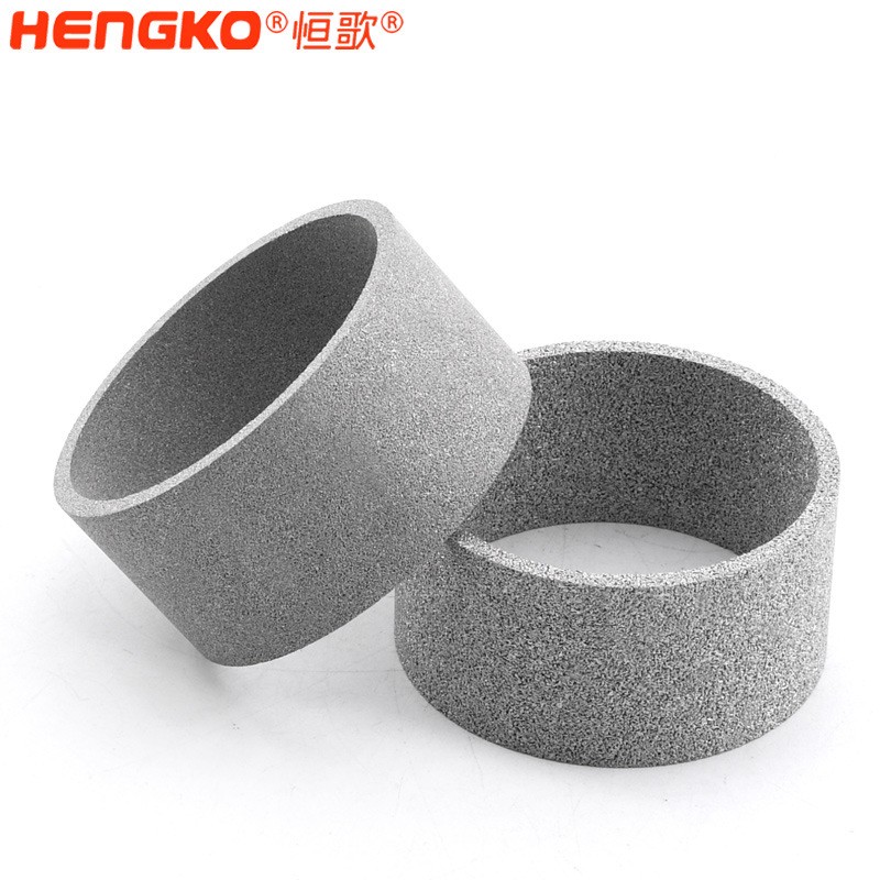 粉末燒結多孔不銹鋼濾管,易清洗壽命長不銹鋼氮氣環