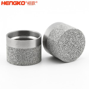 定制微米不銹鋼燒結濾芯_316L不銹鋼過濾帽反沖洗工業和液體