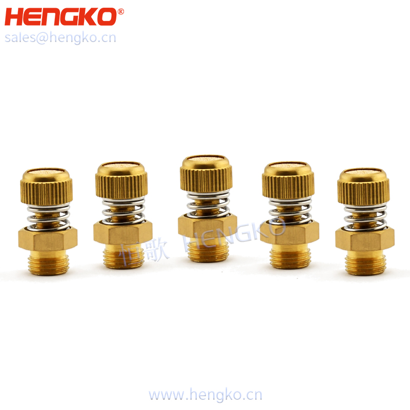 燒結不銹鋼銅氣動排氣節流閥消聲器