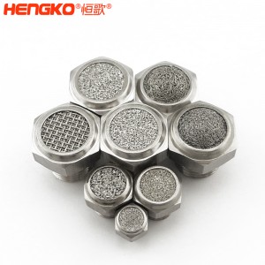 定制加工不銹鋼燒結(jié)消聲器耐高溫降噪_粉末燒結(jié)消音器