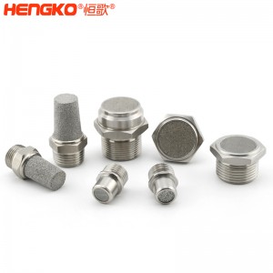 不銹鋼燒結(jié)降噪消音器_消音器耐高溫流量大,應(yīng)用于空壓機排氣