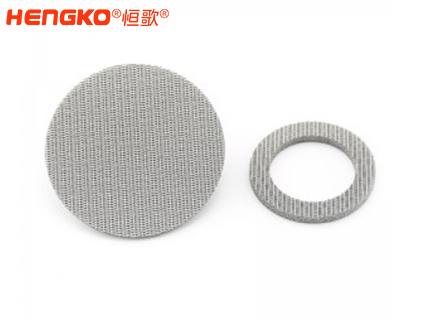 不銹鋼網濾片_耐高溫化學工業防爆片孔隙均勻透氣不銹鋼濾芯