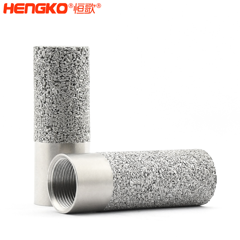 金屬燒結濾芯_內螺紋金屬燒結過濾器 用于溫濕度變送器探頭